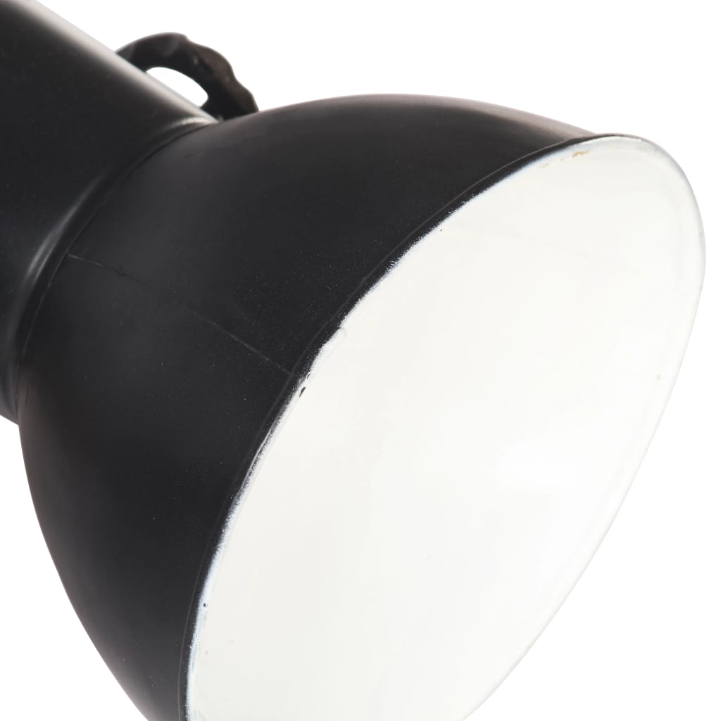 Wandlampe Industriestil Schwarz 45x25 cm E27