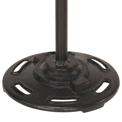 Stehlampe 2-flammig Schwarz E27 Gusseisen