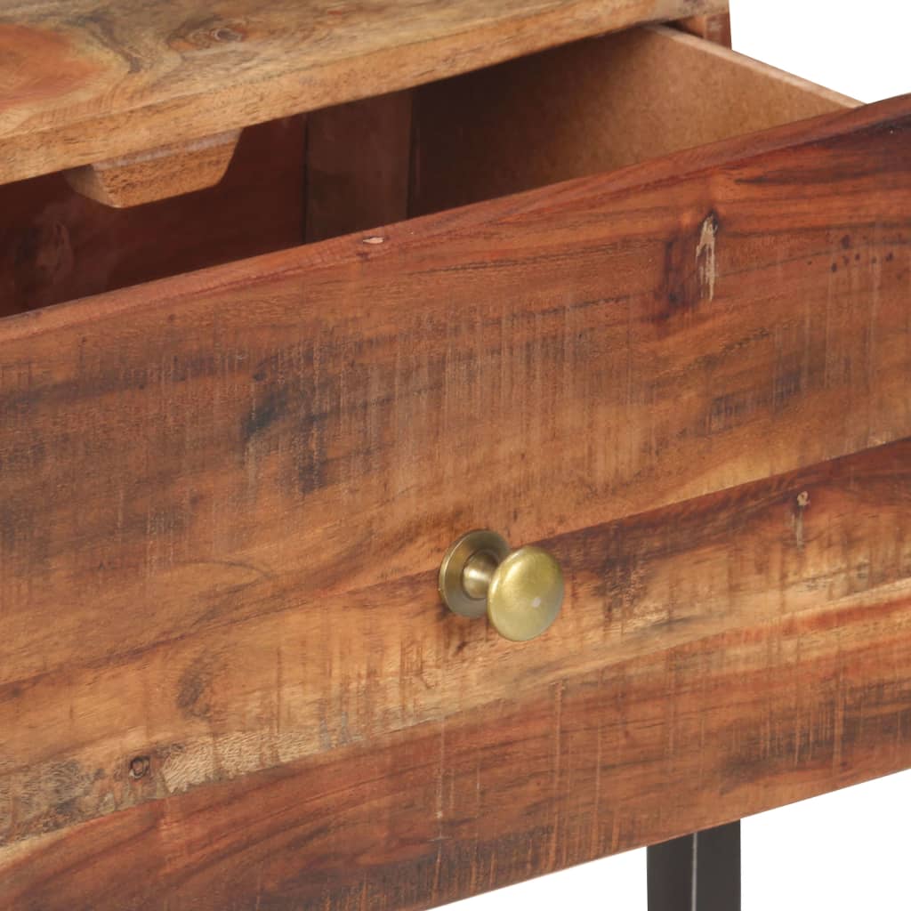 Nachttisch 40x30x50 cm Raues Akazienholz