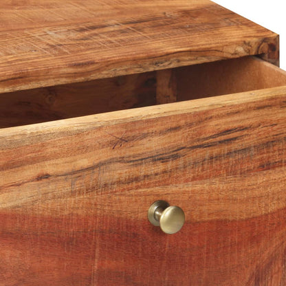 Konsolentisch 90x35x75 cm Raues Akazienholz