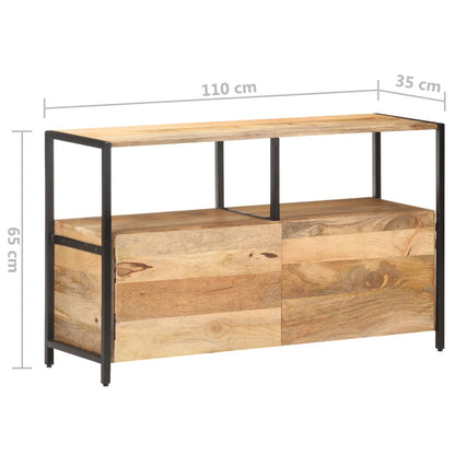 Sideboard 110x35x65 cm Massivholz Mango