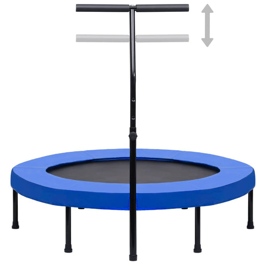 Fitness Trampolin mit Griff und Sicherheitspolster 122 cm