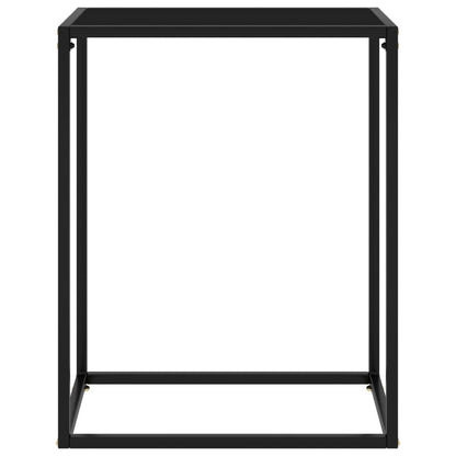 Konsolentisch Schwarz 60x35x75 cm Hartglas