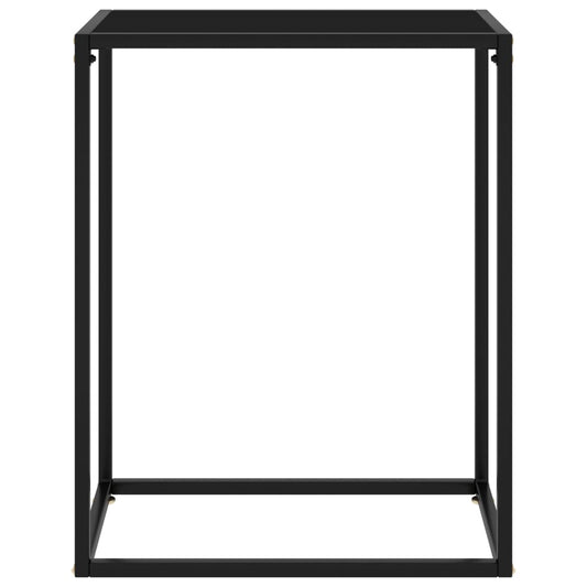 Konsolentisch Schwarz 60x35x75 cm Hartglas