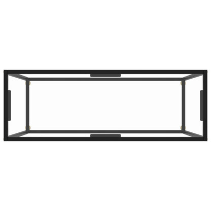 Konsolentisch Transparent 100x35x75 cm Hartglas