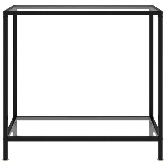 Konsolentisch Transparent 80x35x75 cm Hartglas