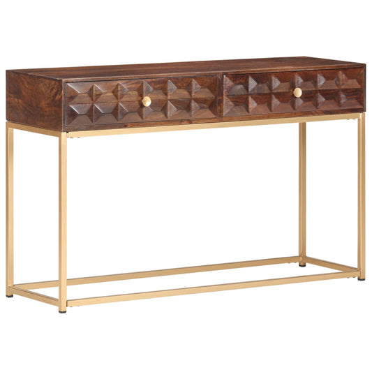 Konsolentisch 122x36x75 cm Massivholz Mango