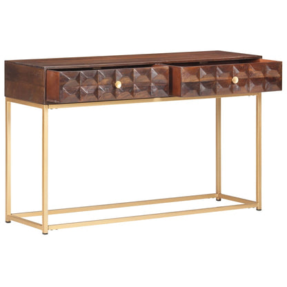 Konsolentisch 122x36x75 cm Massivholz Mango