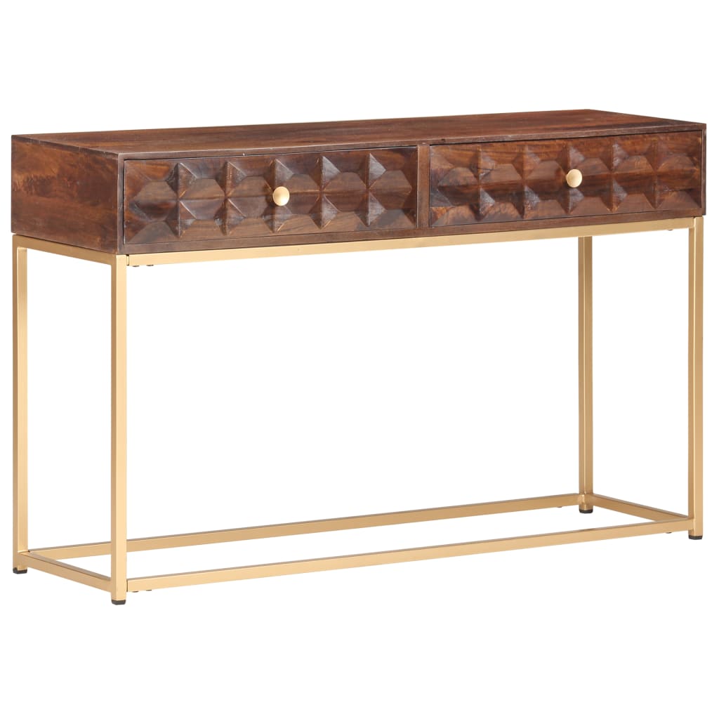 Konsolentisch 122x36x75 cm Massivholz Mango