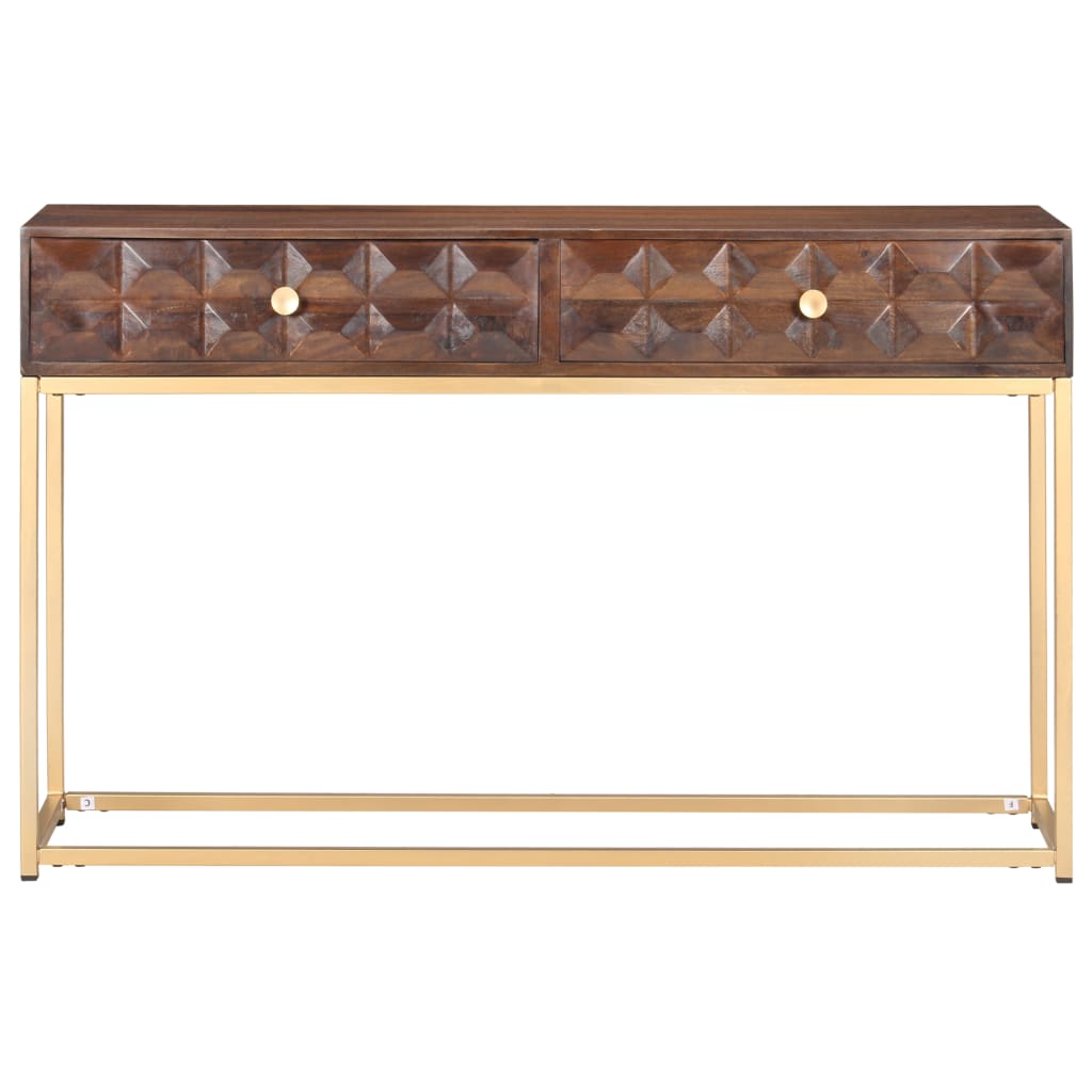 Konsolentisch 122x36x75 cm Massivholz Mango