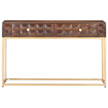 Konsolentisch 122x36x75 cm Massivholz Mango