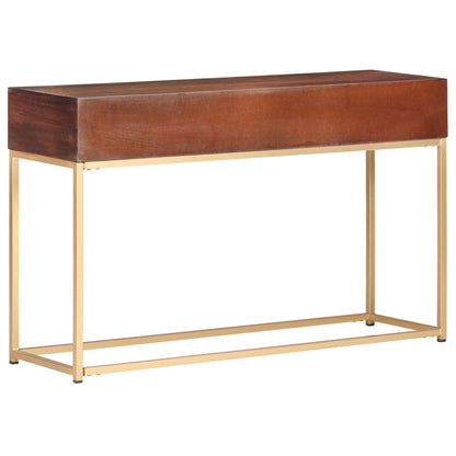 Konsolentisch 122x36x75 cm Massivholz Mango