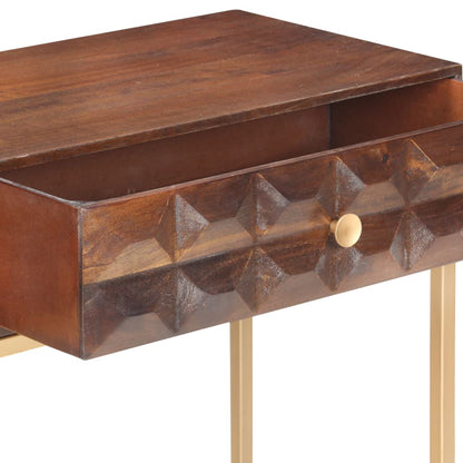 Konsolentisch 122x36x75 cm Massivholz Mango