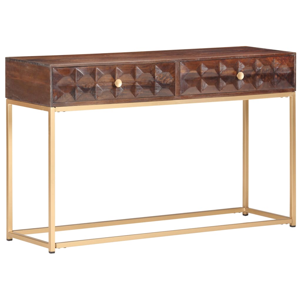 Konsolentisch 122x36x75 cm Massivholz Mango