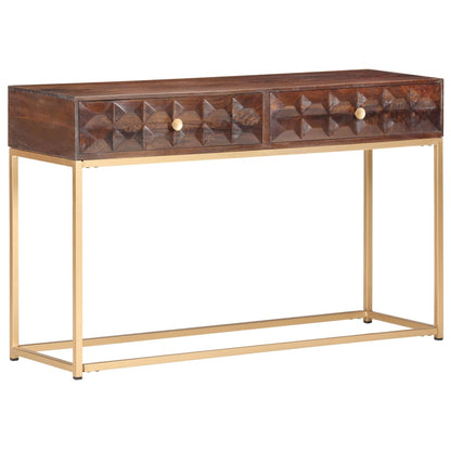 Konsolentisch 122x36x75 cm Massivholz Mango