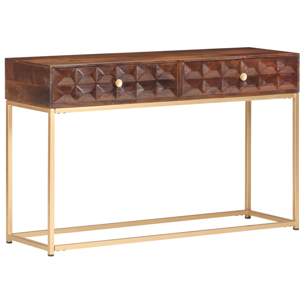 Konsolentisch 122x36x75 cm Massivholz Mango