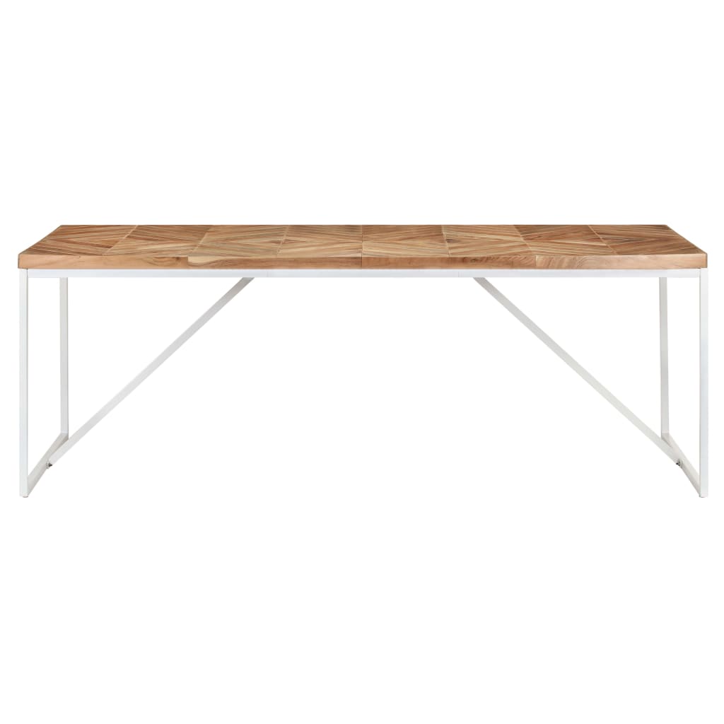 Esstisch 200x90x76 cm Massivholz Akazie und Mango