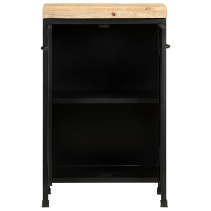 Sideboard 47x35x76 cm Raues Mangoholz