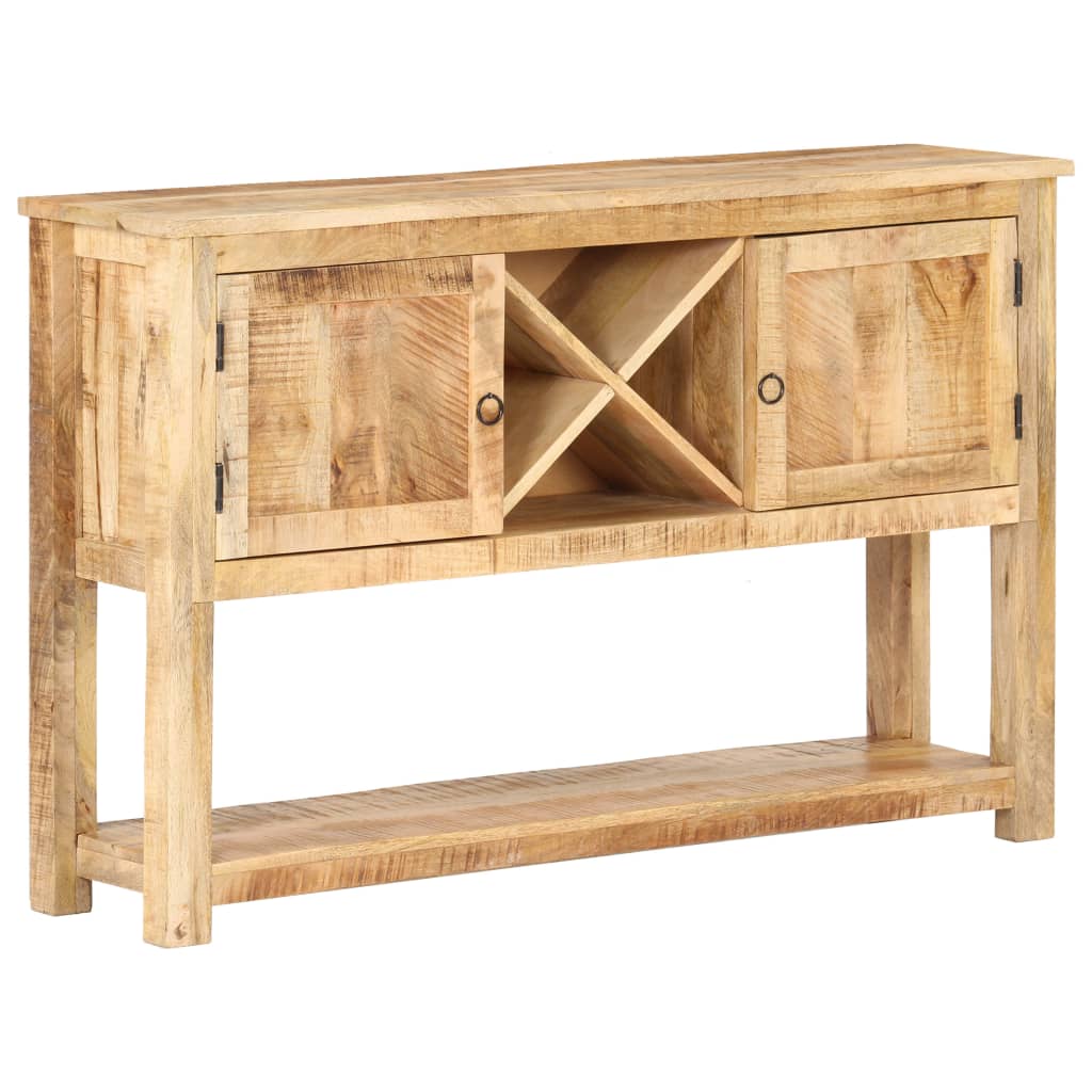 Sideboard 120x30x76 cm Raues Mangoholz