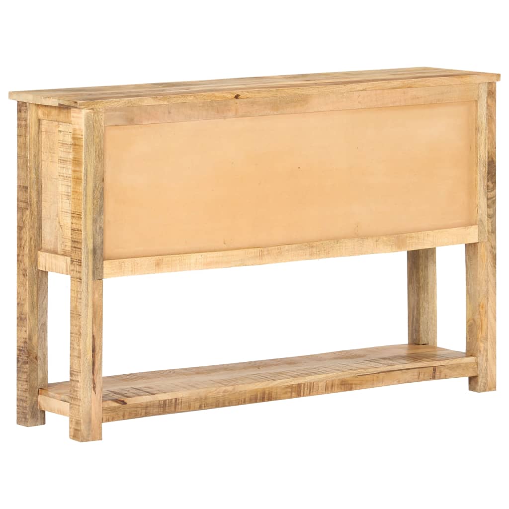 Sideboard 120x30x76 cm Raues Mangoholz