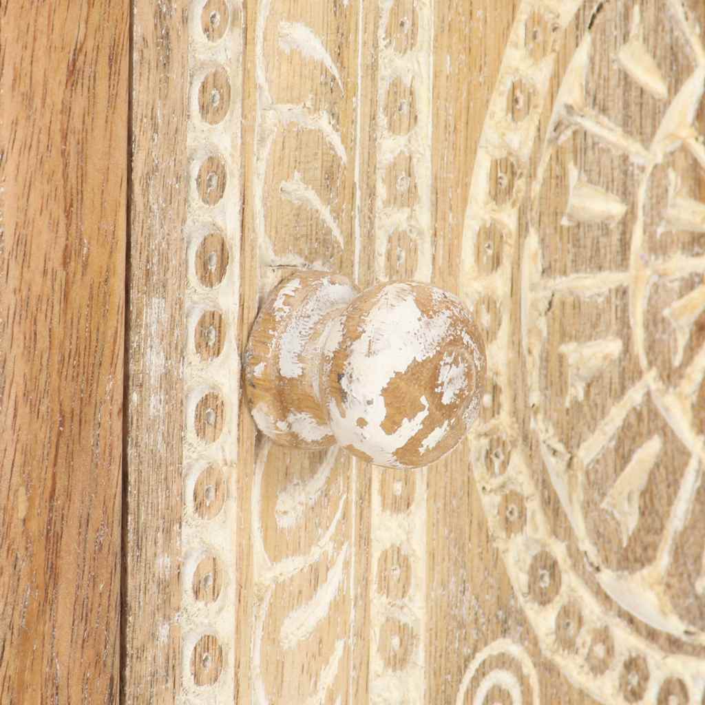 Couchtisch 90x50x35 cm Mango Massivholz