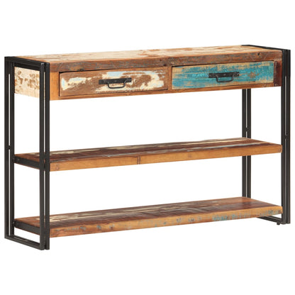 Sideboard 120x30x75 cm Recyceltes Massivholz