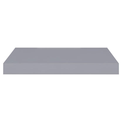 Schwebende Wandregale 2 Stk. Grau 40x23x3,8cm MDF