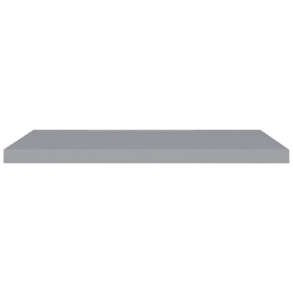Schwebende Wandregale 4 Stk. Grau 90x23,5x3,8cm MDF