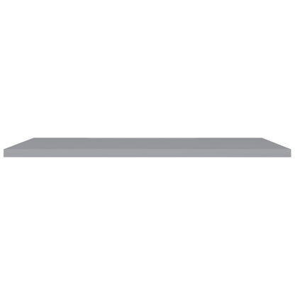 Schwebende Wandregale 4 Stk. Grau 120x23,5x3,8 cm MDF