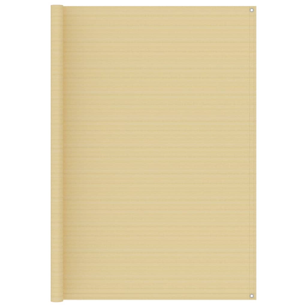 Zeltteppich 200x200 cm Beige