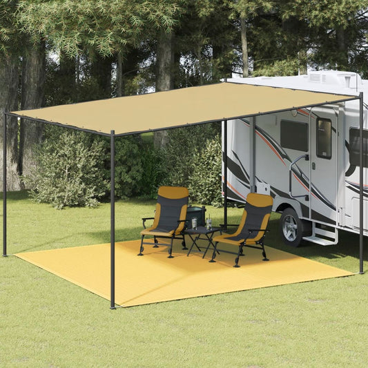 Zeltteppich 400x400 cm Beige