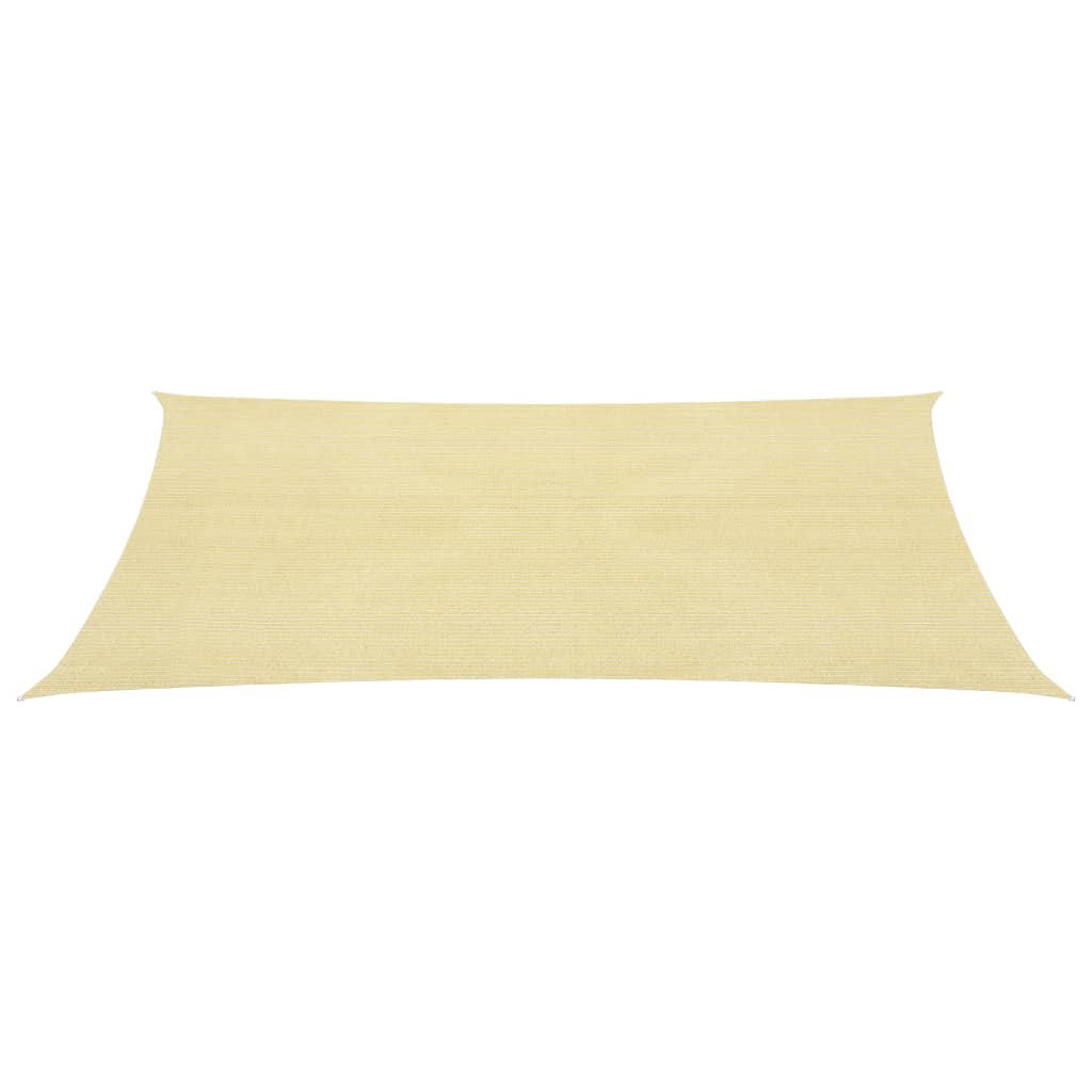 Sonnensegel 160 g/m² Beige 3,5x5 m HDPE