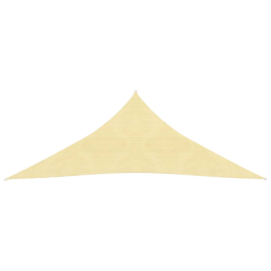 Sonnensegel 160 g/m² Beige 4,5x4,5x4,5 m HDPE