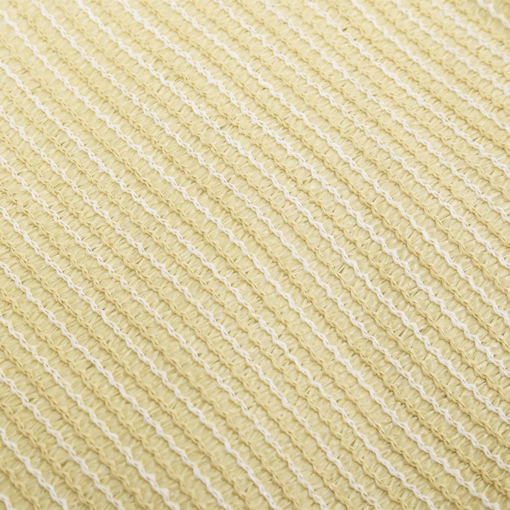 Sonnensegel 160 g/m² Beige 3/4x3 m HDPE