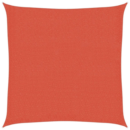 Sonnensegel 160 g/m² Quadratisch Terrakottarot 2,5x2,5 m HDPE