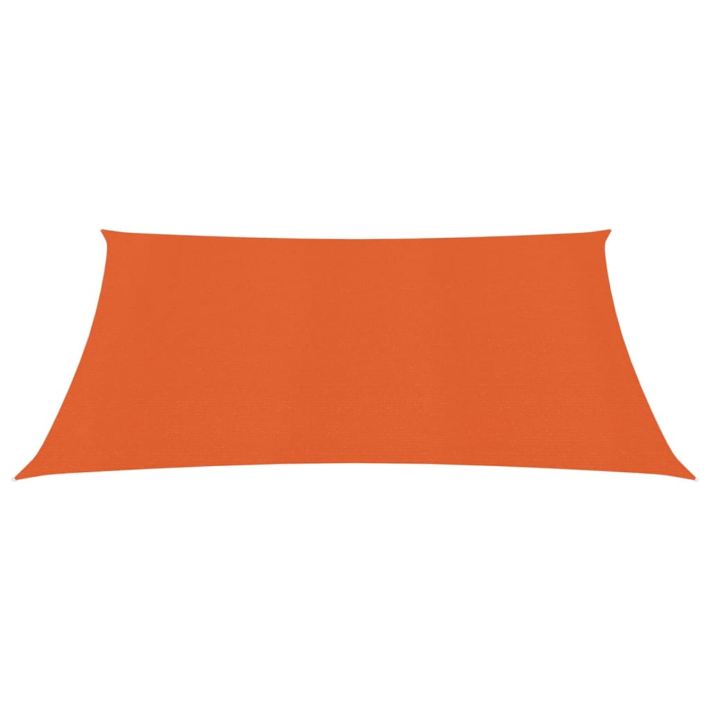 Sonnensegel 160 g/m² Orange 2x2,5 m HDPE