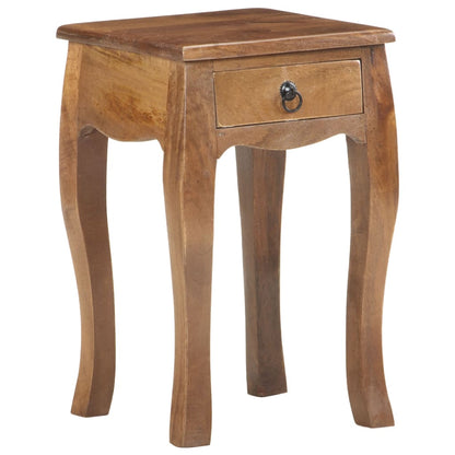 Nachttisch 28x28x46 cm Massivholz Mango