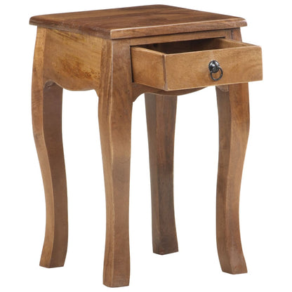 Nachttisch 28x28x46 cm Massivholz Mango