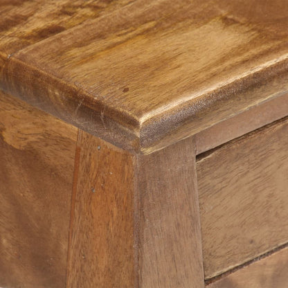 Nachttisch 28x28x46 cm Massivholz Mango