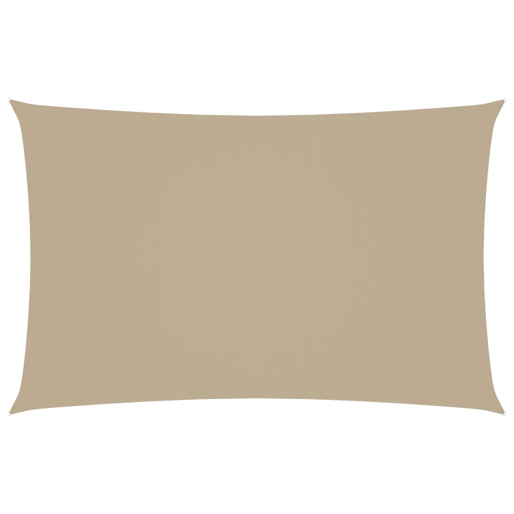 Sonnensegel Oxford-Gewebe Rechteckig 2,5x5 m Beige