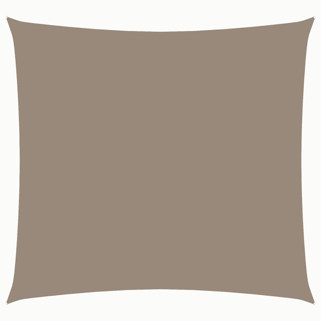 Sonnensegel Oxford-Gewebe Quadratisch 5x5 m Taupe