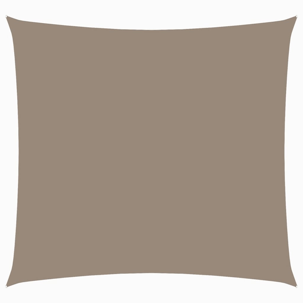 Sonnensegel Oxford-Gewebe Quadratisch 6x6 m Taupe