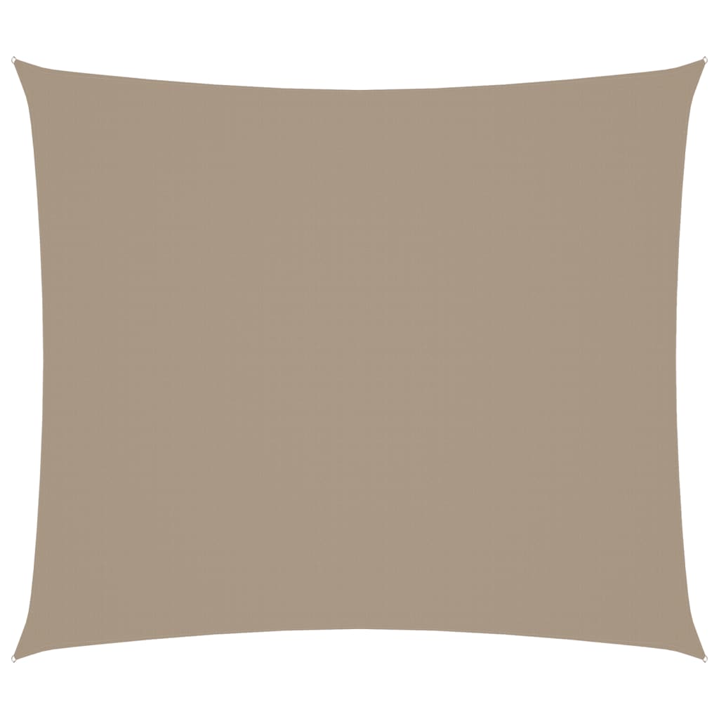 Sonnensegel Oxford-Gewebe Rechteckig 2x2,5 m Taupe