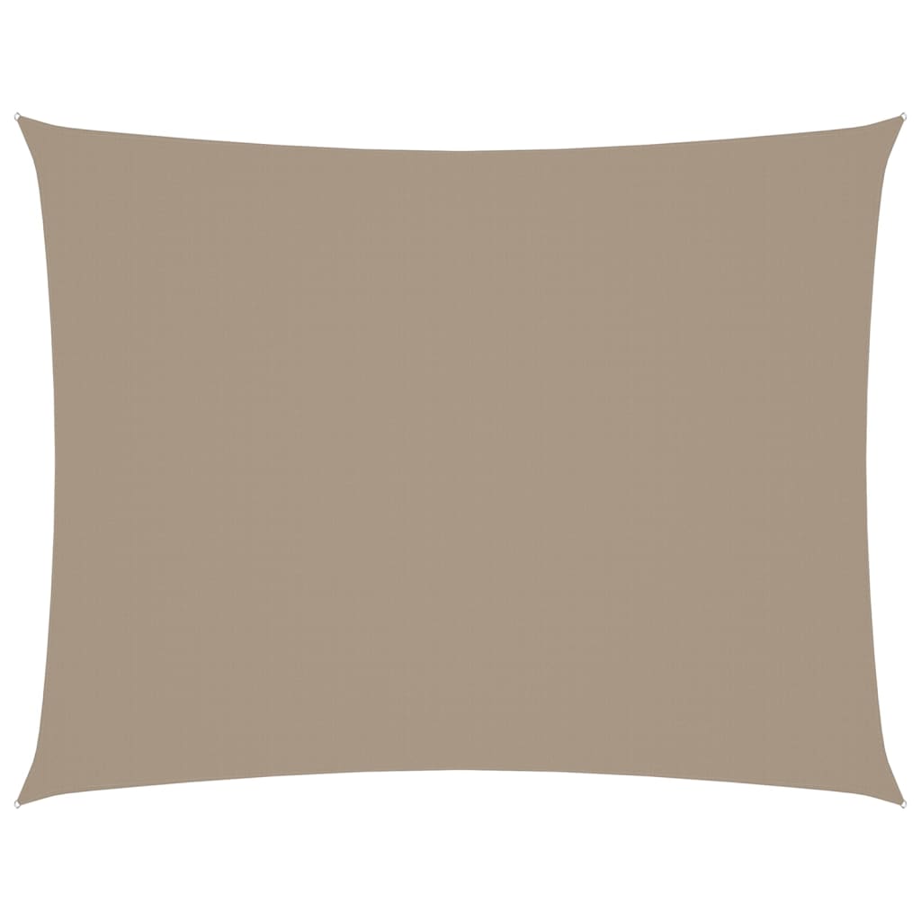 Sonnensegel Oxford-Gewebe Rechteckig 2x3 m Taupe