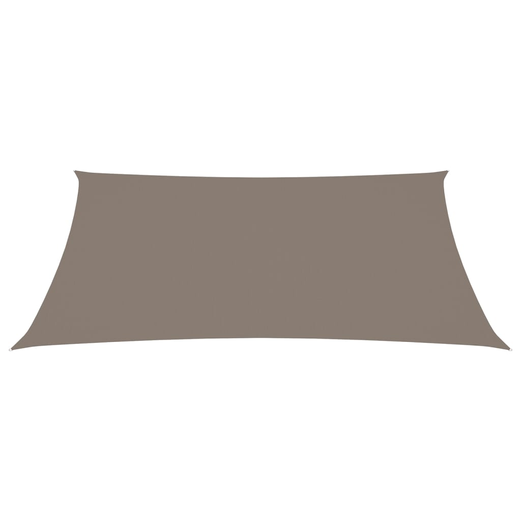 Sonnensegel Oxford-Gewebe Rechteckig 2x3,5 m Taupe