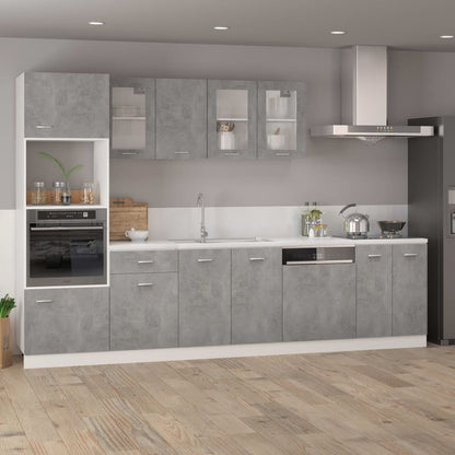 Schubunterschrank Lyon Betongrau 50x46x81,5 cm Holzwerkstoff