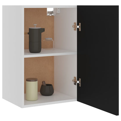 Hängeschrank Lyon Schwarz 39,5x31x60 cm Holzwerkstoff