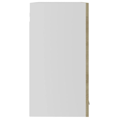 Hängeglasschrank Lyon Sonoma-Eiche 60x31x60 cm Holzwerkstoff