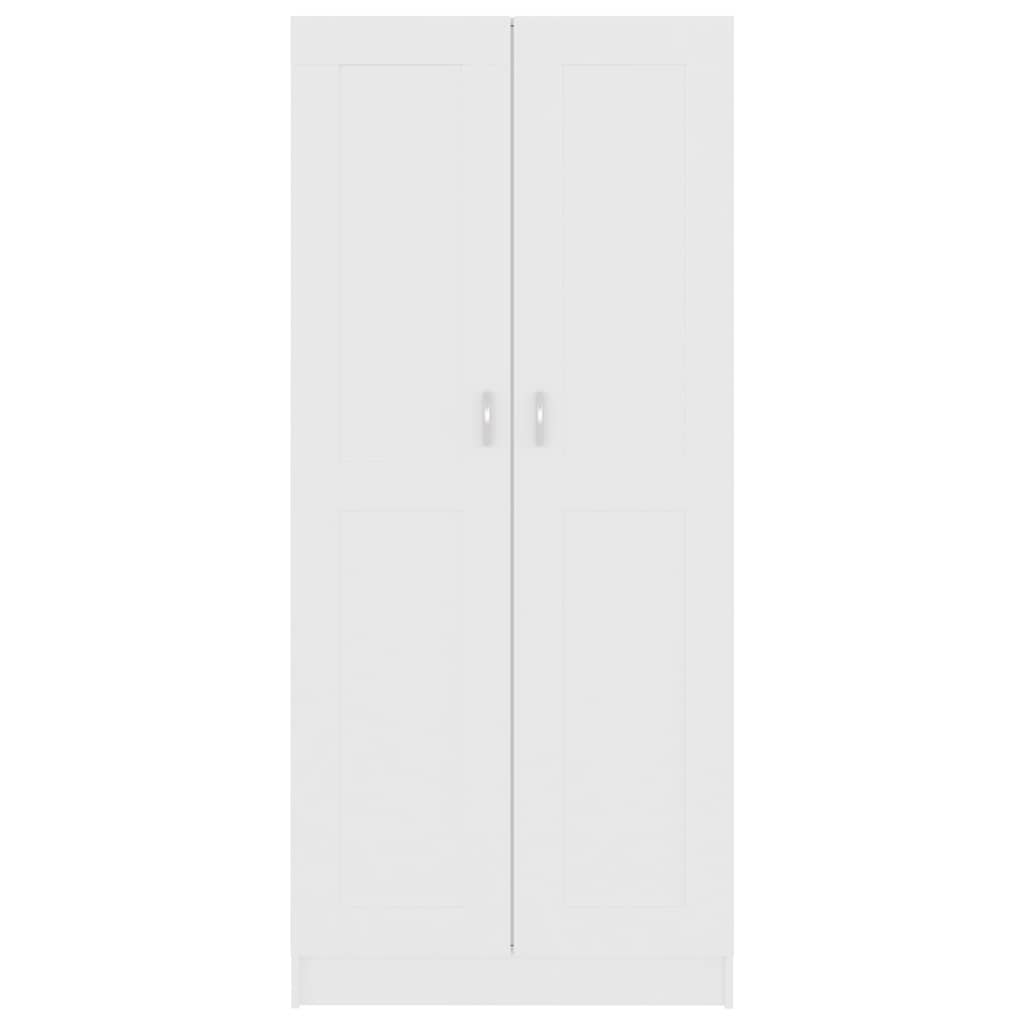 Bücherschrank Weiß 82,5x30,5x185,5 cm Holzwerkstoff
