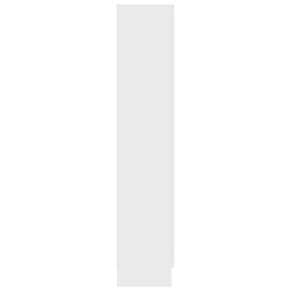 Vitrinenschrank Weiß 82,5x30,5x150 cm Holzwerkstoff